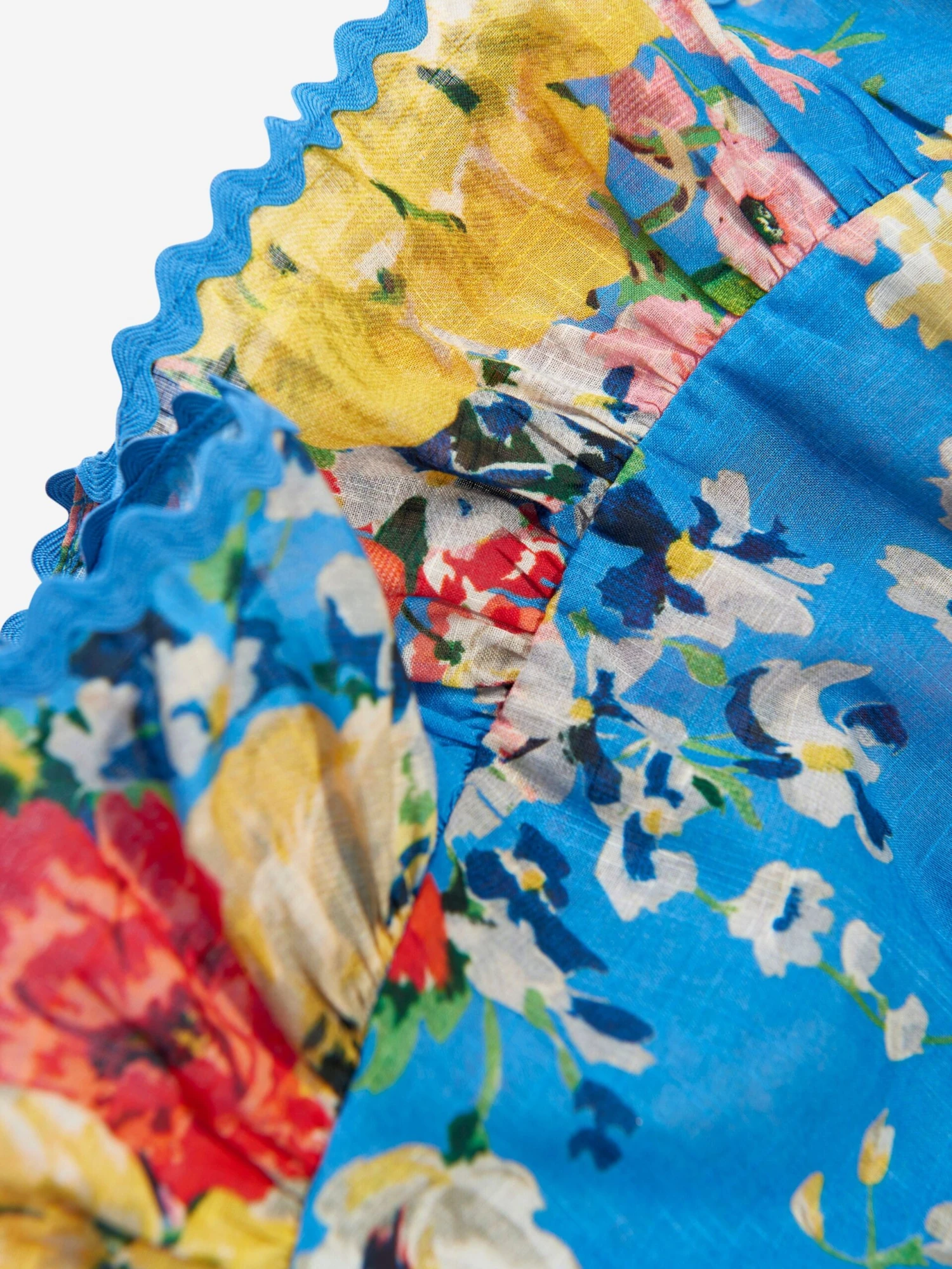 Zimmermann Girls Alight Flip Dress In Blue 6 Zimmermann Girls Alight Flip Dress In Blue - Image 4