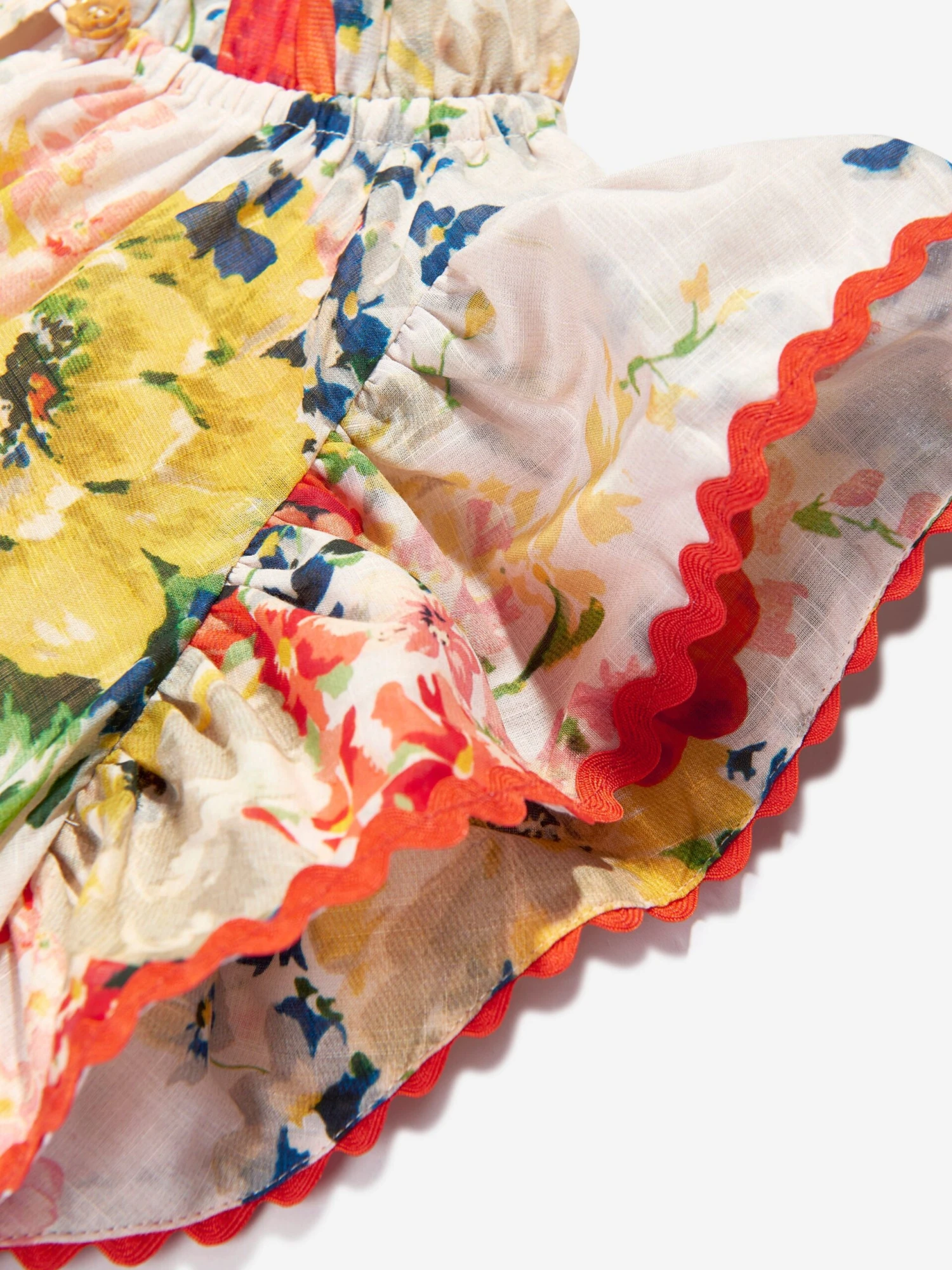 Zimmermann Girls Alight Frill A-Line Dress In Ivory 5 Zimmermann Girls Alight Frill A-Line Dress In Ivory - Image 3