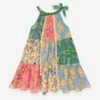 Zimmermann Girls Junie Halter Dress In Multicolour 1 Zimmermann Girls Junie Halter Dress In Multicolour -Monna Clothing Shop ZIMS4023 SPLICED 1