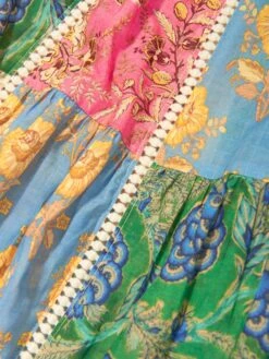 Zimmermann Girls Junie Halter Dress In Multicolour -Monna Clothing Shop ZIMS4023 SPLICED 3